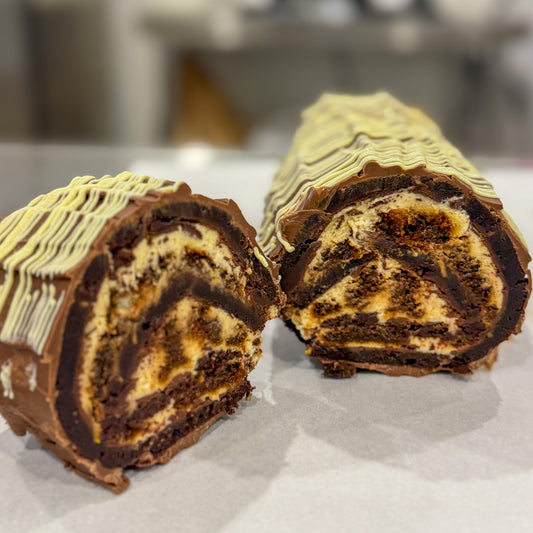 Tiramisu Yule Log